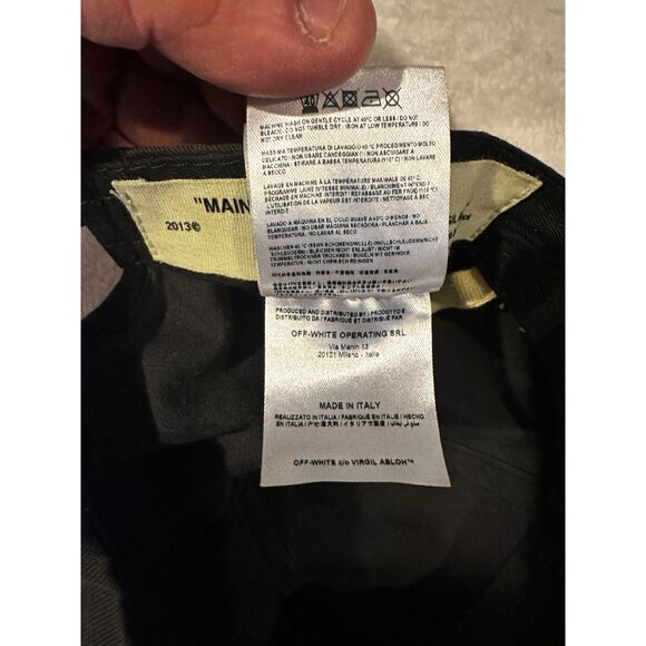 OFF-WHITE - Caution Tape/Fire Line Hat / cap - Picture 6 of 6